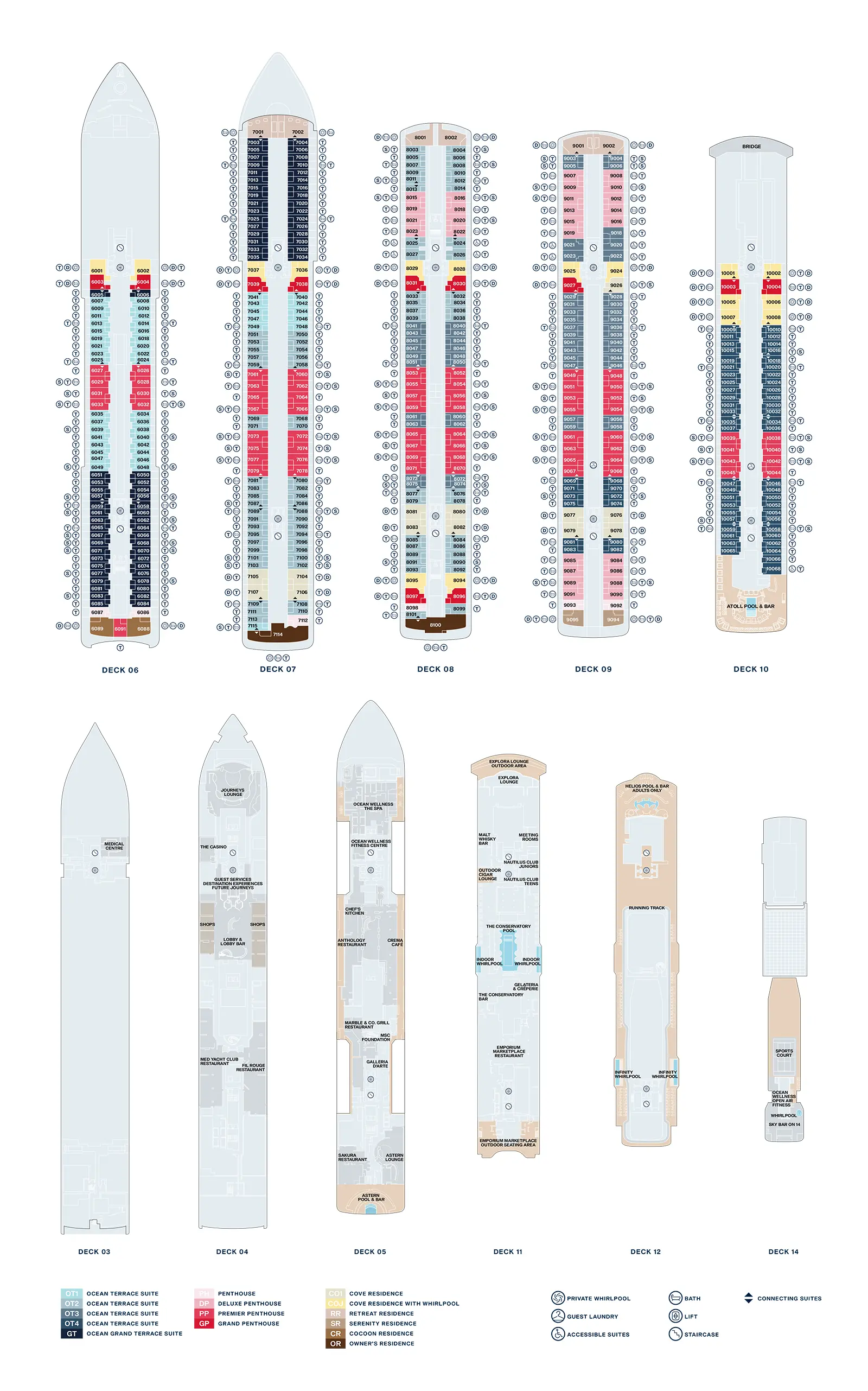 Explora III - Deckplan