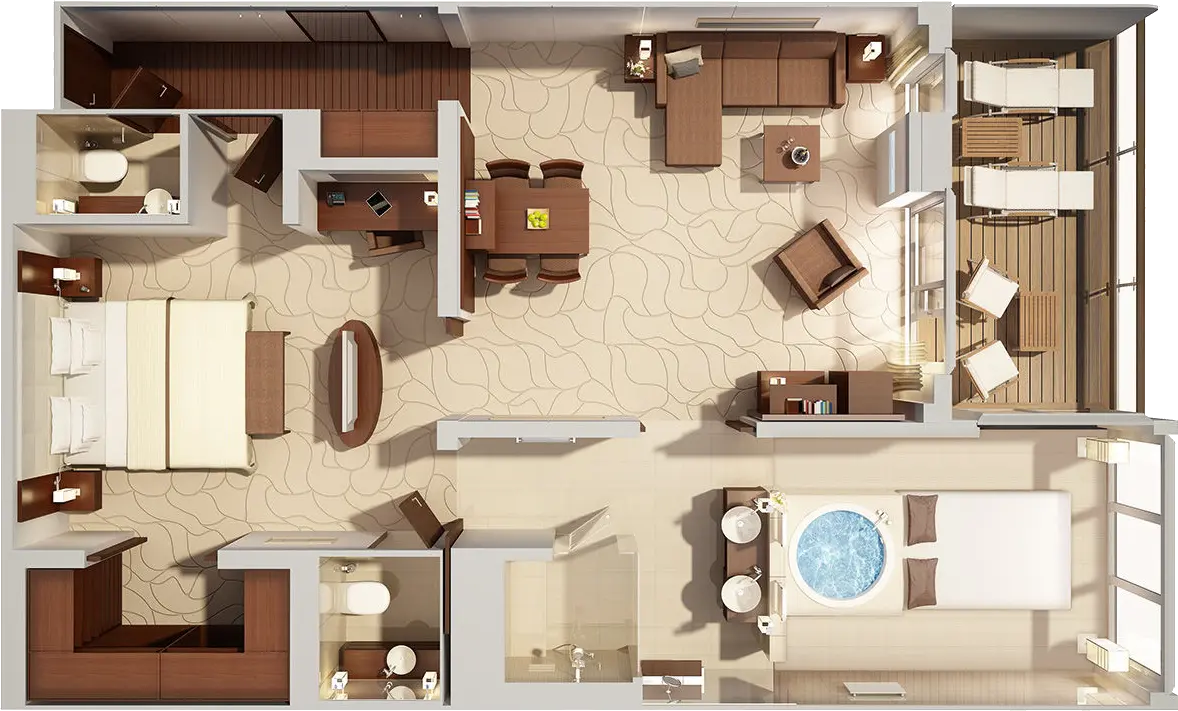 Grand Penthouse Suite Übersicht
