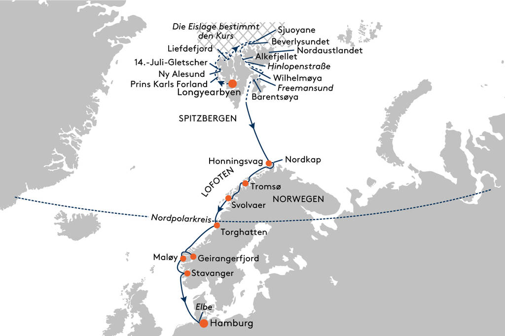 Expedition Spitzbergen und Norwegen (Polarlicht-Abenteuer) - Bild