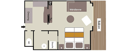 Deluxe Suite DS6 - LAustral - Grundriss