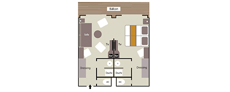 Prestige Suite PS5 / PS6 - Le Solal - Grundriss