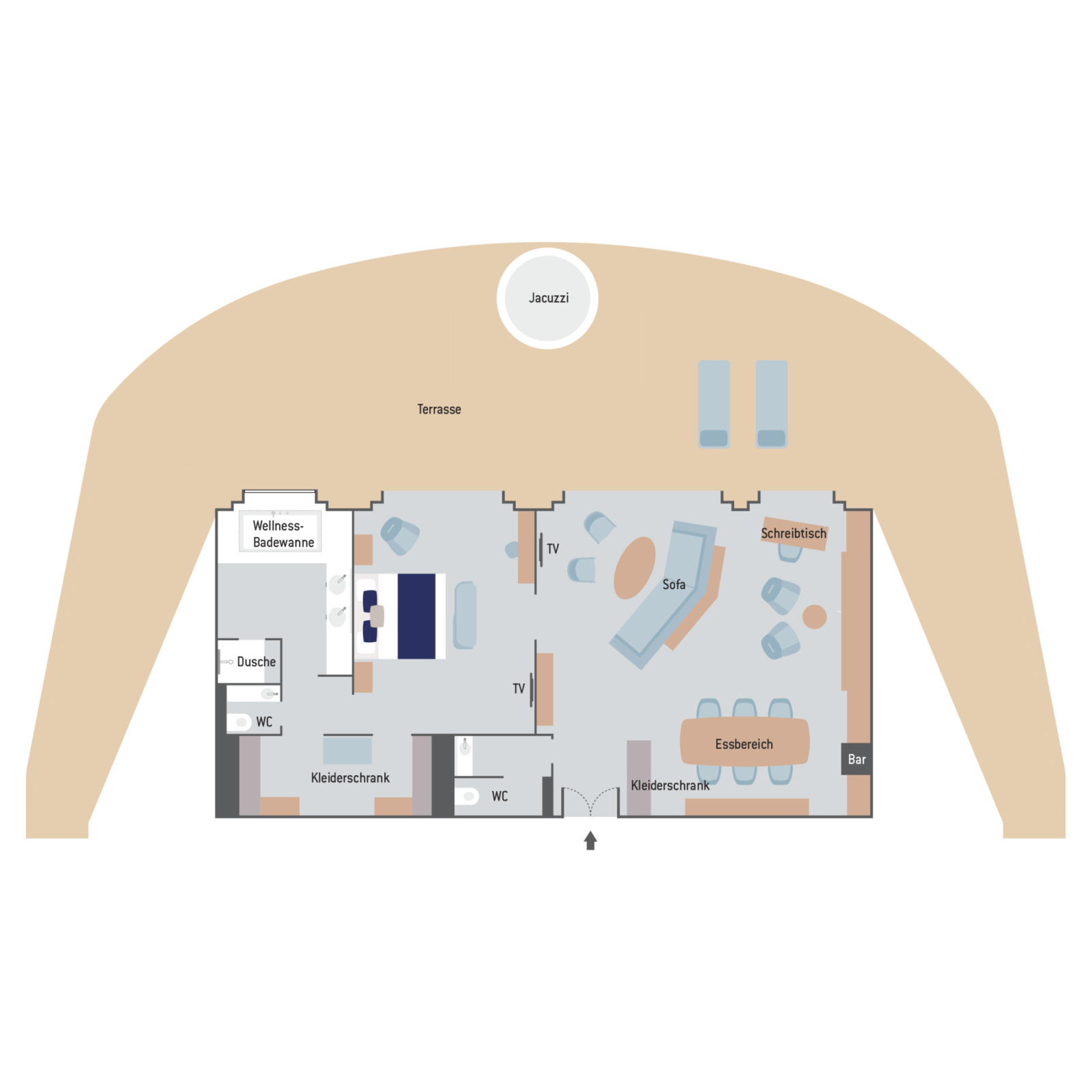 Owner's Suite Übersicht