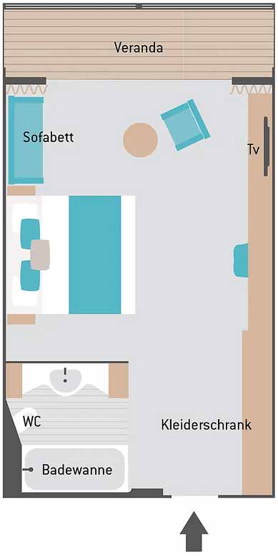Veranda Suite Übersicht