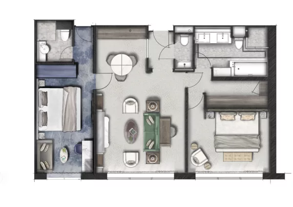 Owner Suite - Riverside Mozart Übersicht