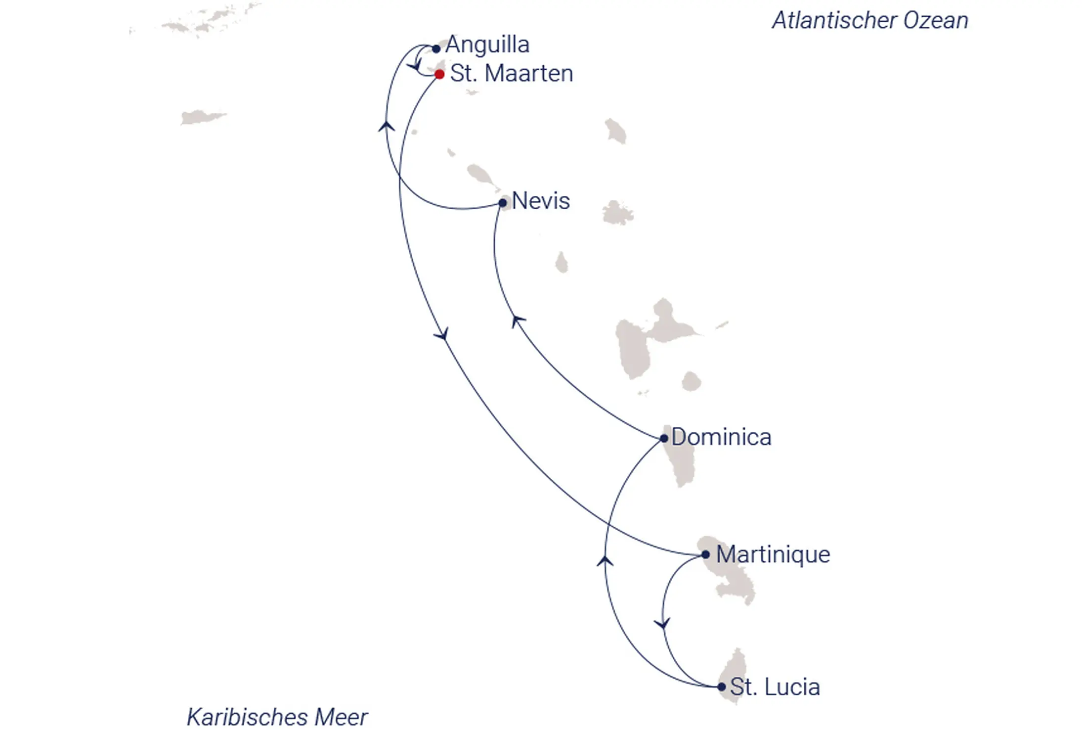 Sea Cloud Spirit SCS-2603 Auf der Sonnenseite des Lebens - Single Special - Routenbild
