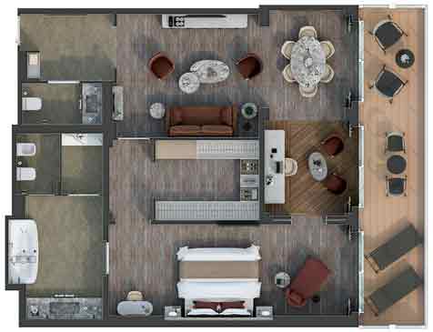 Owner´s Suite Übersicht